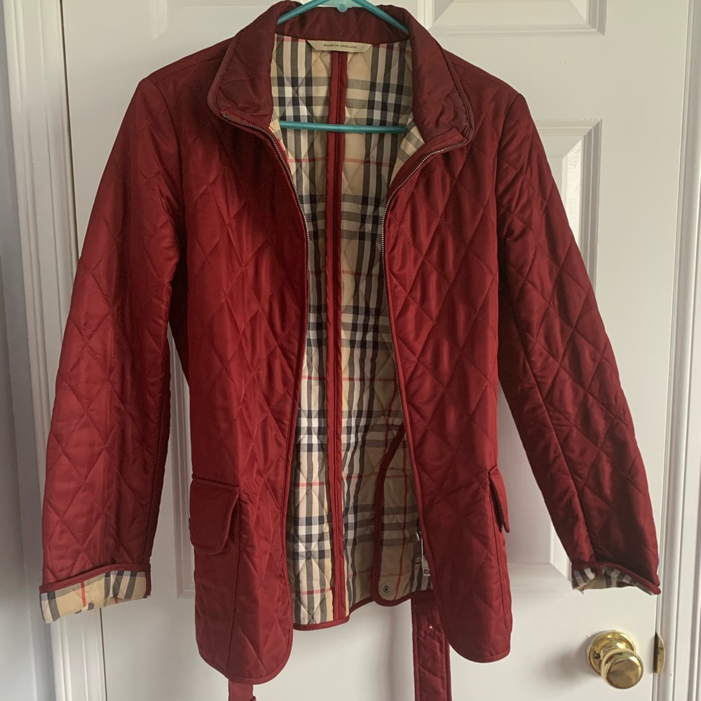 Burberry diamond quilted jacket